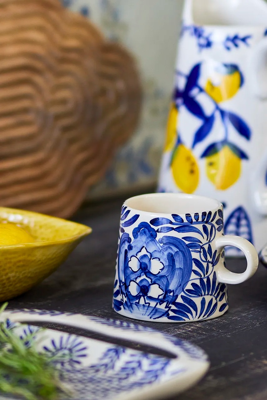 Κούπα Bloomingville Karlie 300 ml χρώμα: μπλε φωτογραφία