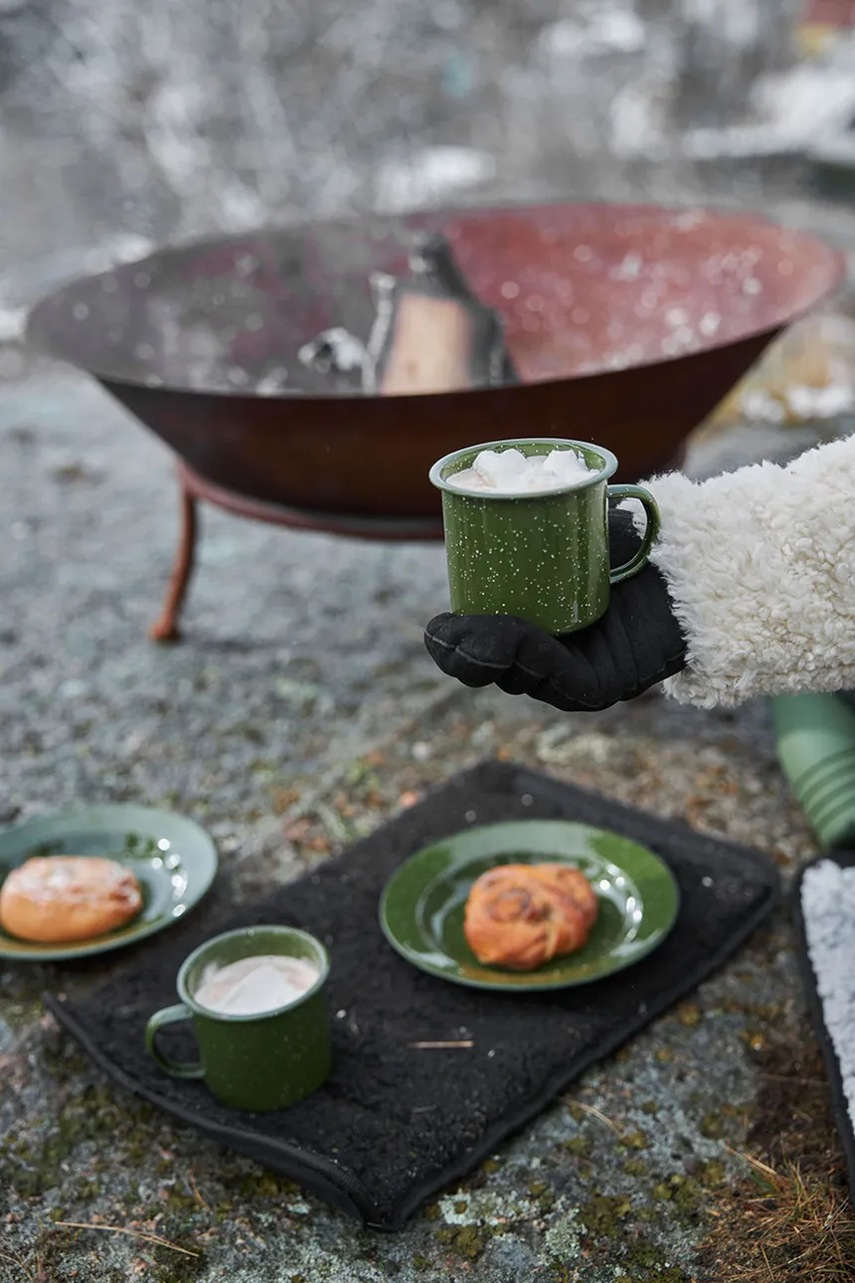 Κούπα Sagaform Doris 380 ml χρώμα: πράσινο φωτογραφία