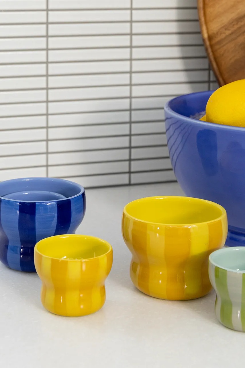 Σετ φλιτζάνια &k amsterdam 100 ml 2-pack χρώμα: κίτρινο φωτογραφία