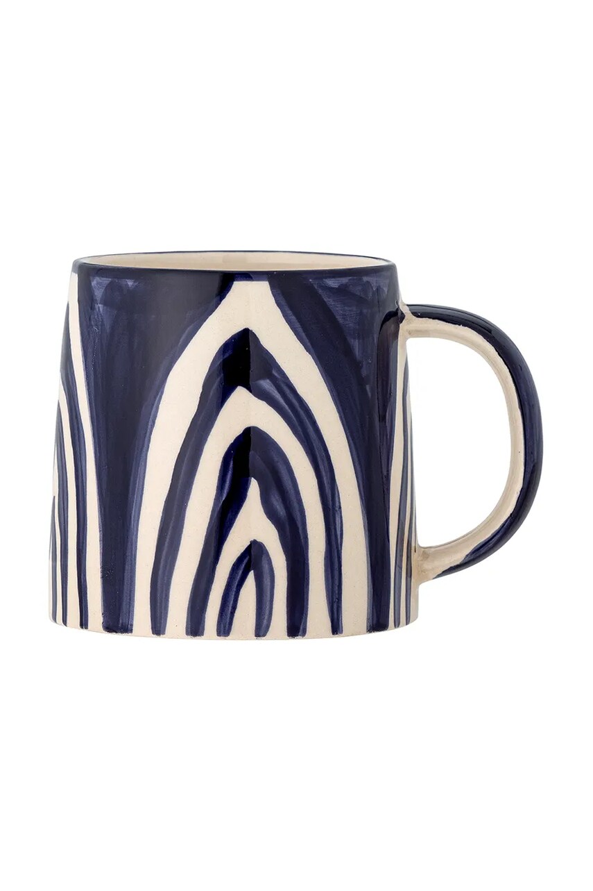 Bloomingville cană Shama 515 ml culoarea bleumarin