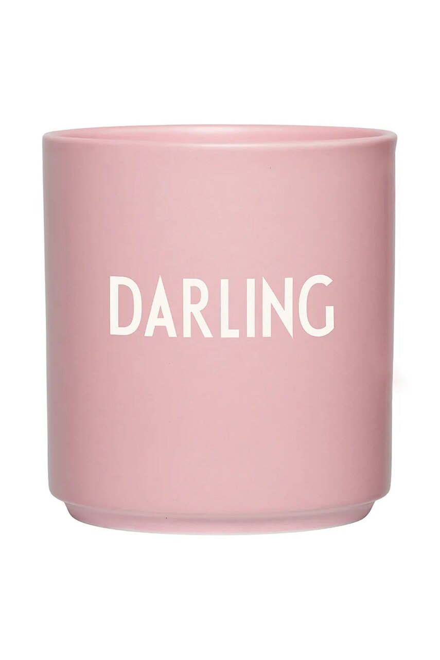 Design Letters ceașcă Favourite 250 ml culoarea roz