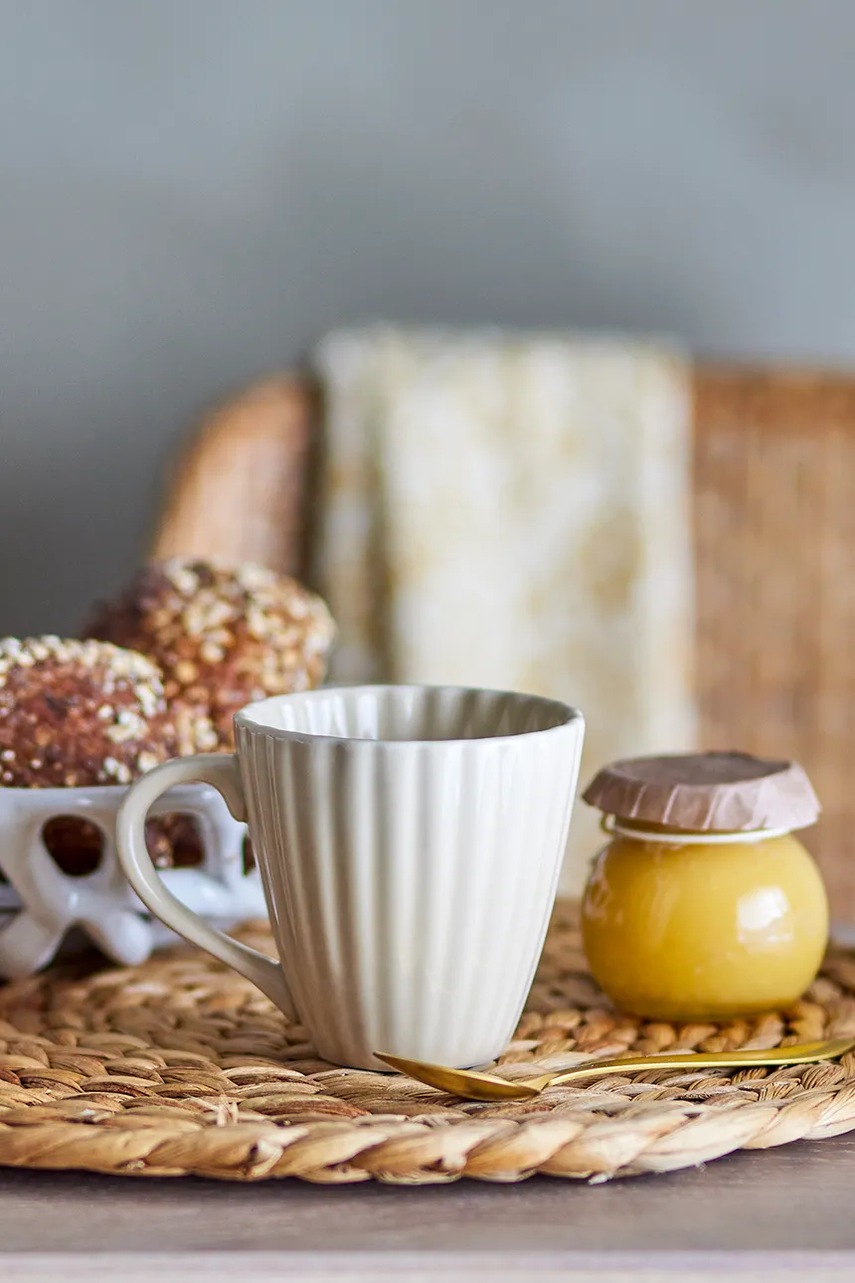 Σετ φλιτζάνια Bloomingville Latina 220 ml 6-pack χρώμα: μπεζ φωτογραφία