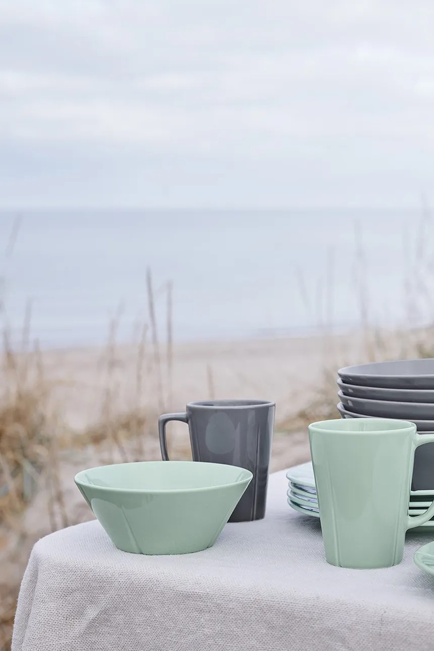 Σετ φλιτζάνια Rosendahl Colourful 340 ml 2-pack χρώμα: τιρκουάζ φωτογραφία