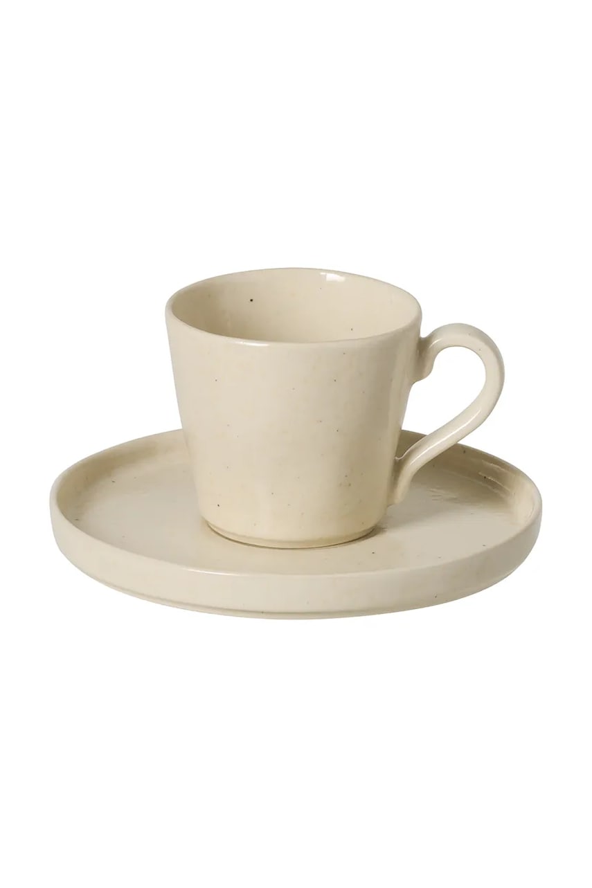 Costa Nova ceașcă si farfurioara Lagoa 210 ml 6-pack culoarea bej