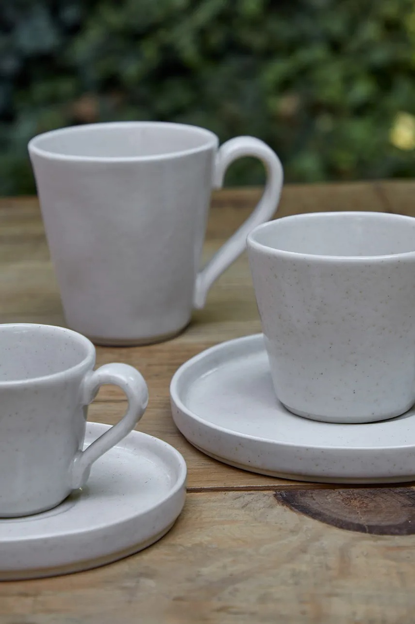 Чашечка с блюдцем Costa Nova Lagoa 210 ml 6 шт цвет бежевый