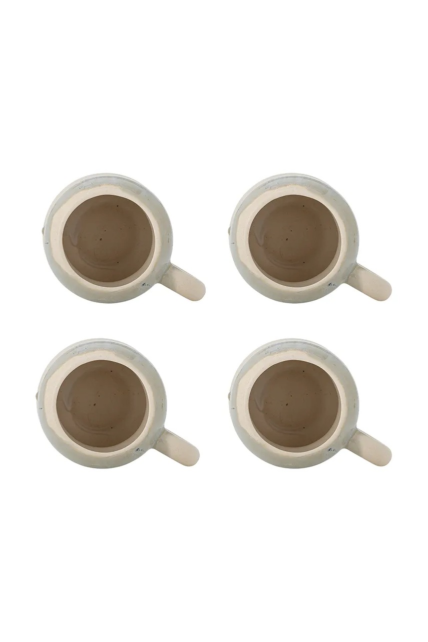 Набор кружек Bloomingville Luna 9 x 10 cm 4 шт цвет бежевый