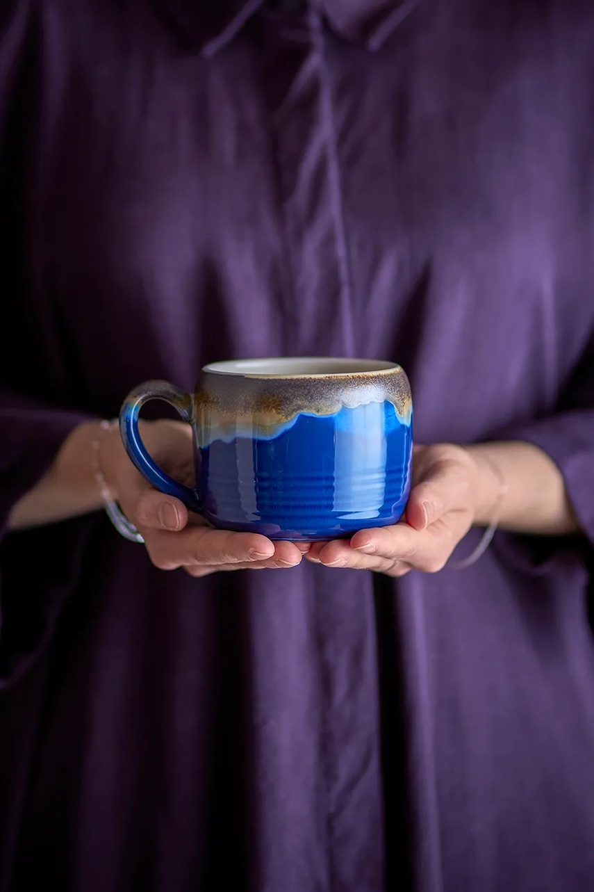 Σετ φλιτζάνια Bloomingville Sheen 400 ml 4-pack χρώμα: πολύχρωμο φωτογραφία