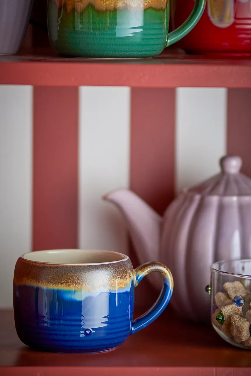 Σετ φλιτζάνια Bloomingville Sheen 400 ml 4-pack χρώμα: πολύχρωμο φωτογραφία