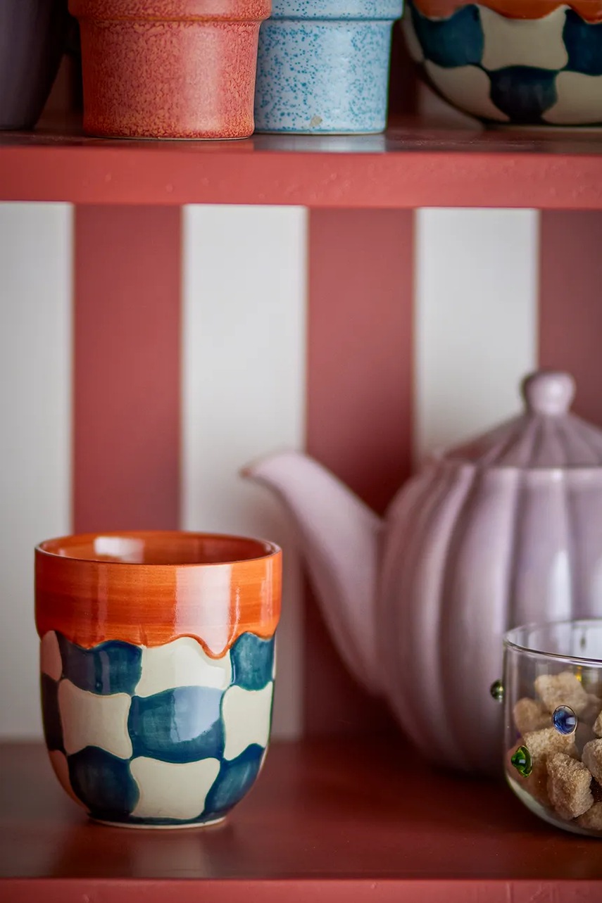 Σετ φλιτζάνια Bloomingville Check 375 ml 4-pack φωτογραφία