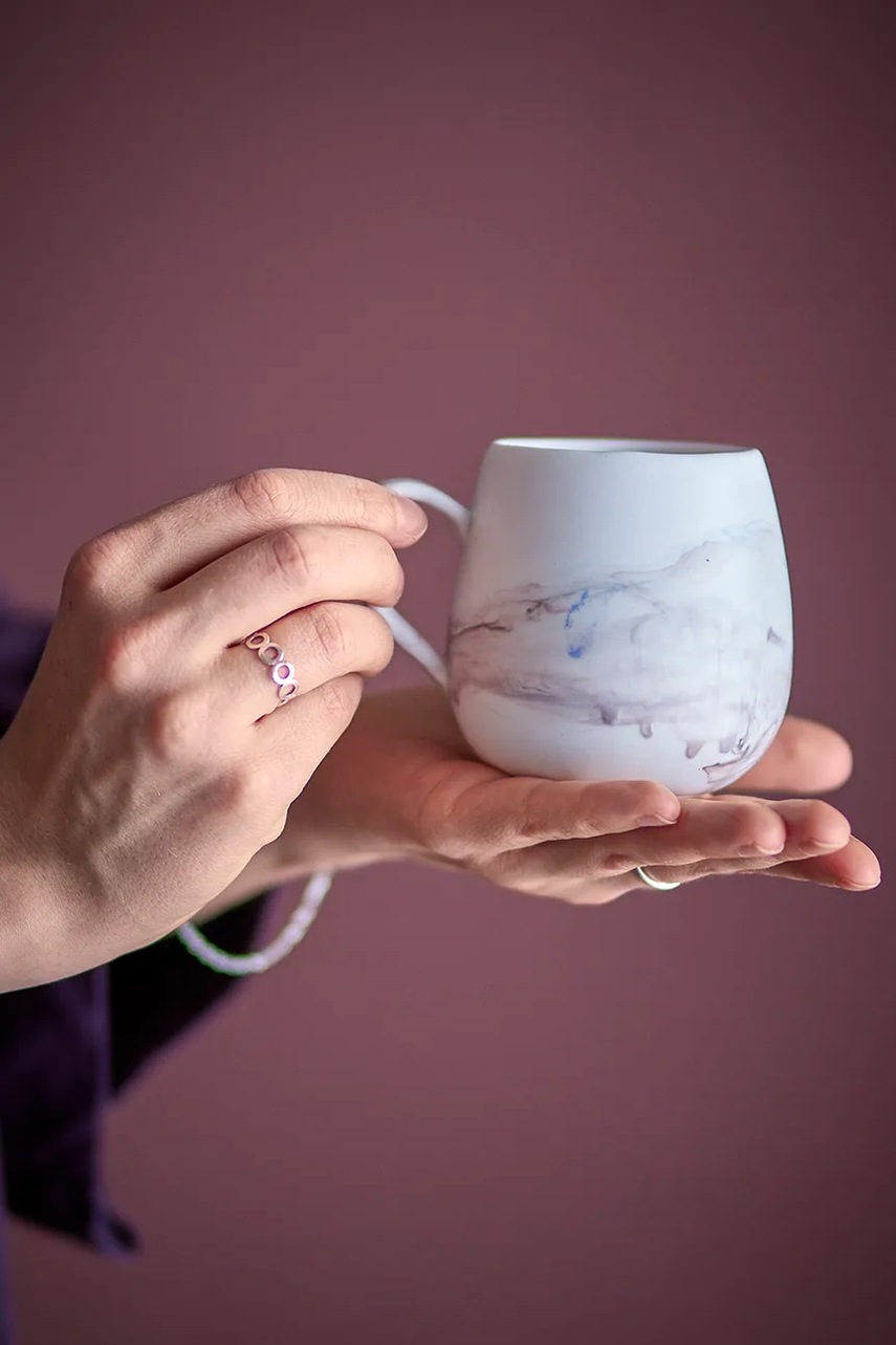 Σετ φλιτζάνια Bloomingville Lyre 250 ml 4-pack φωτογραφία