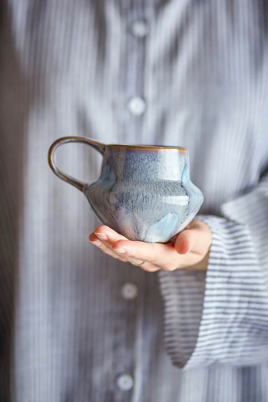 Σετ φλιτζάνια Bloomingville Bessie 300 ml 4-pack χρώμα: πολύχρωμο φωτογραφία