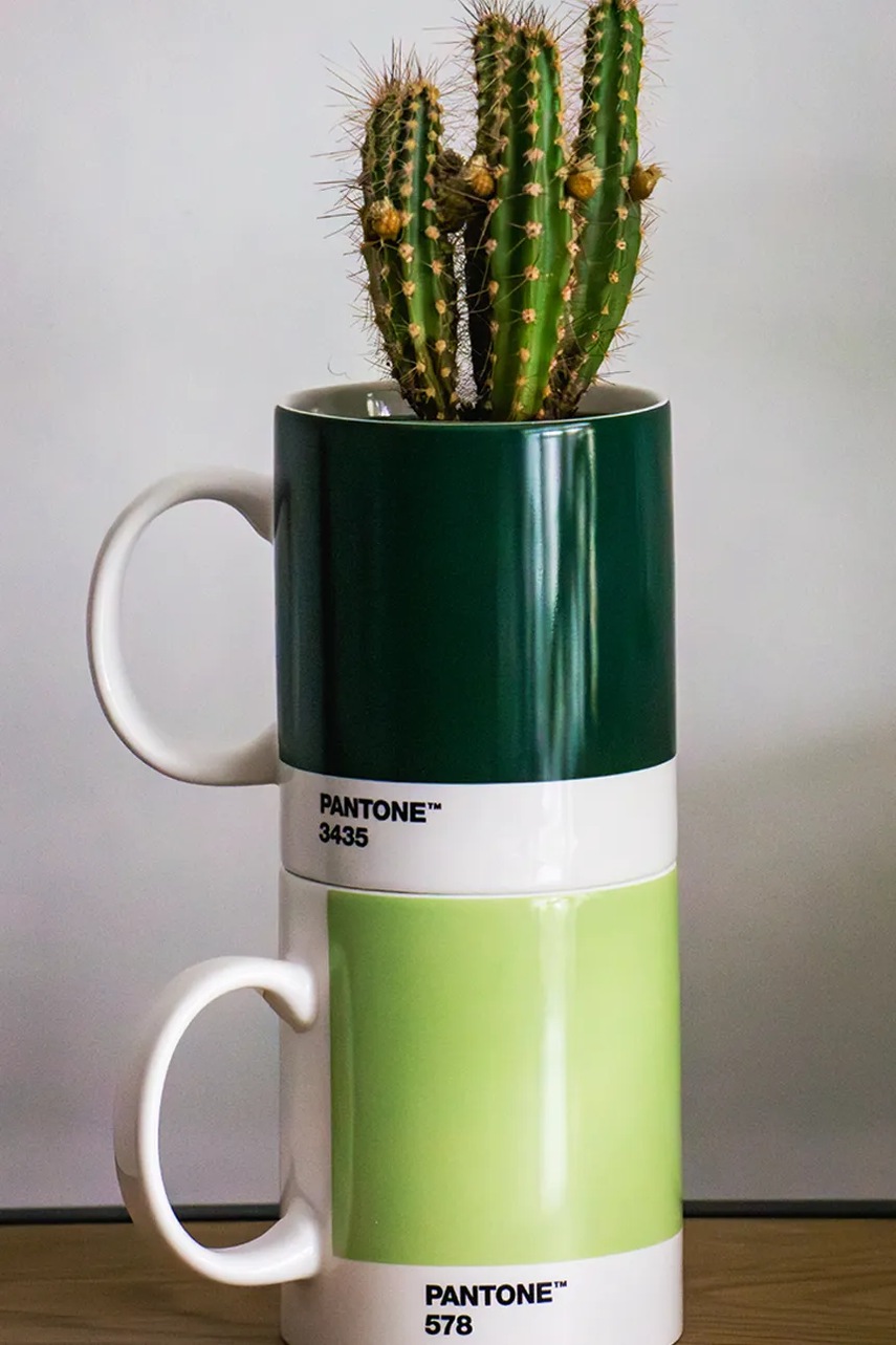 Κούπα Pantone 375 ml χρώμα: γκρι φωτογραφία