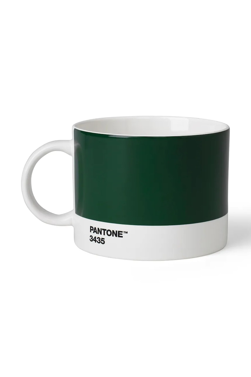 Levně Hrnek Pantone 475 ml zelená barva