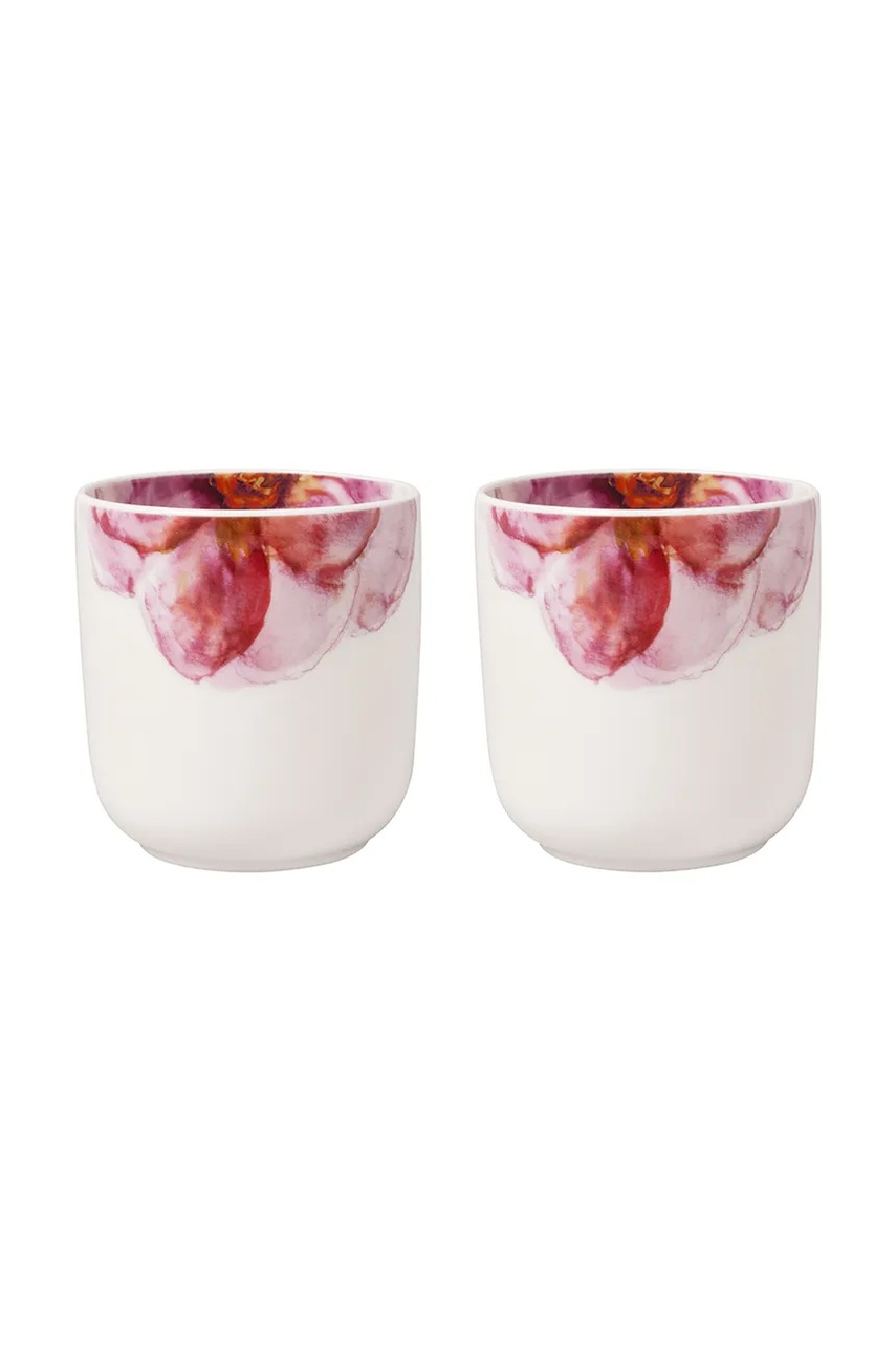 Villeroy & Boch set cani Rose Garden 290 ml 2-pack culoarea roz