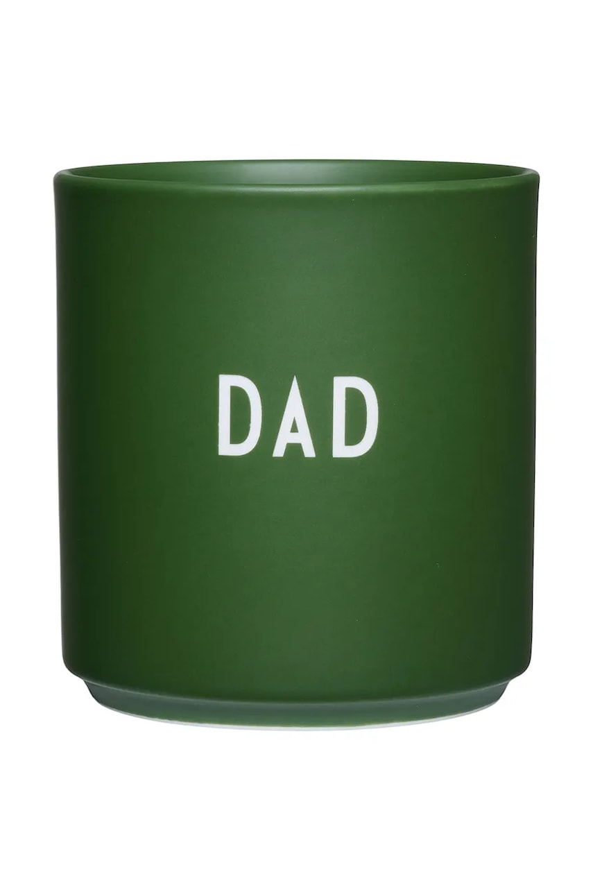 Levně Hrnek Design Letters Favourite Cup 250 ml zelená barva