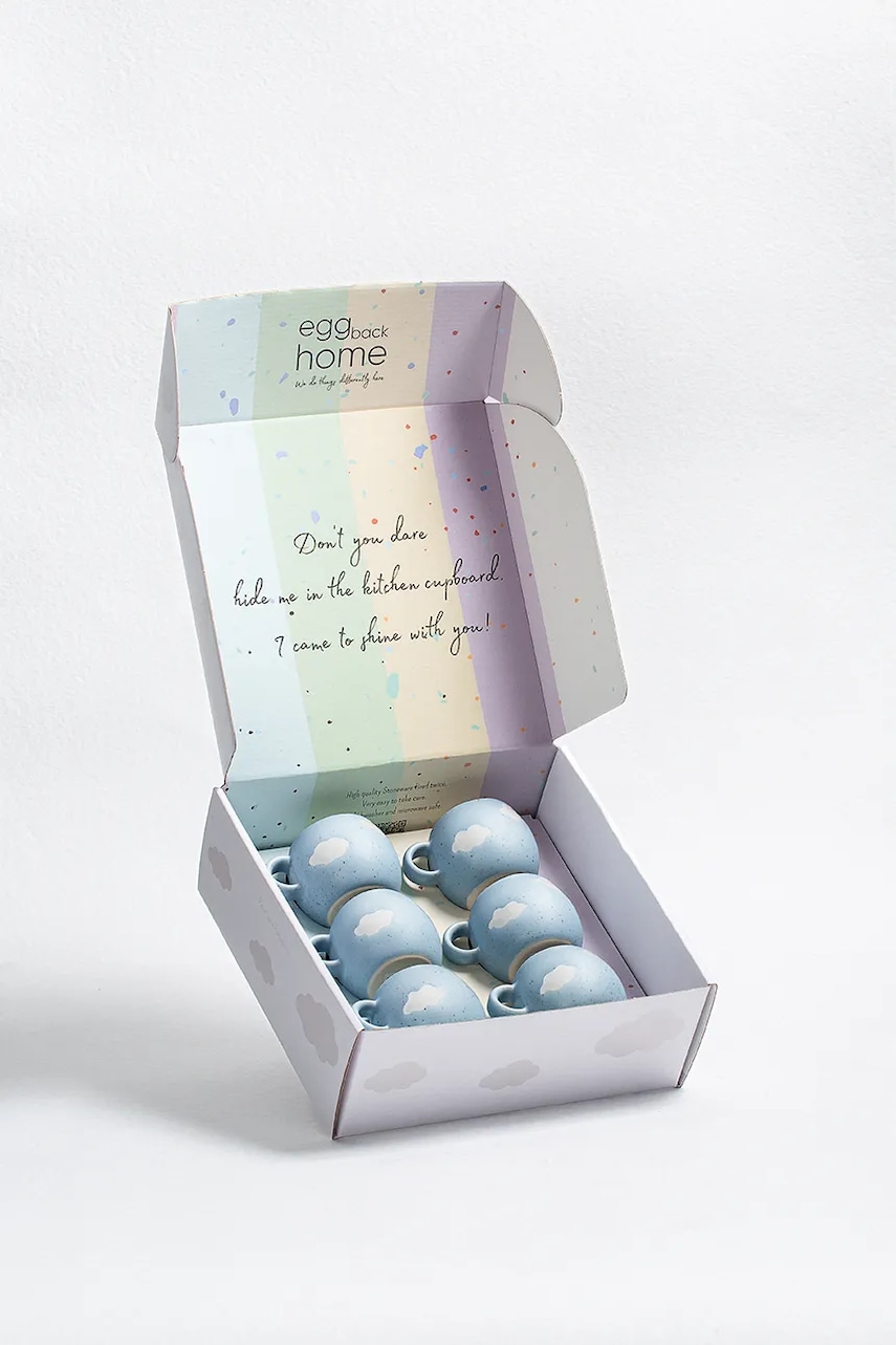Egg Back Home set căni 90 ml 6-pack