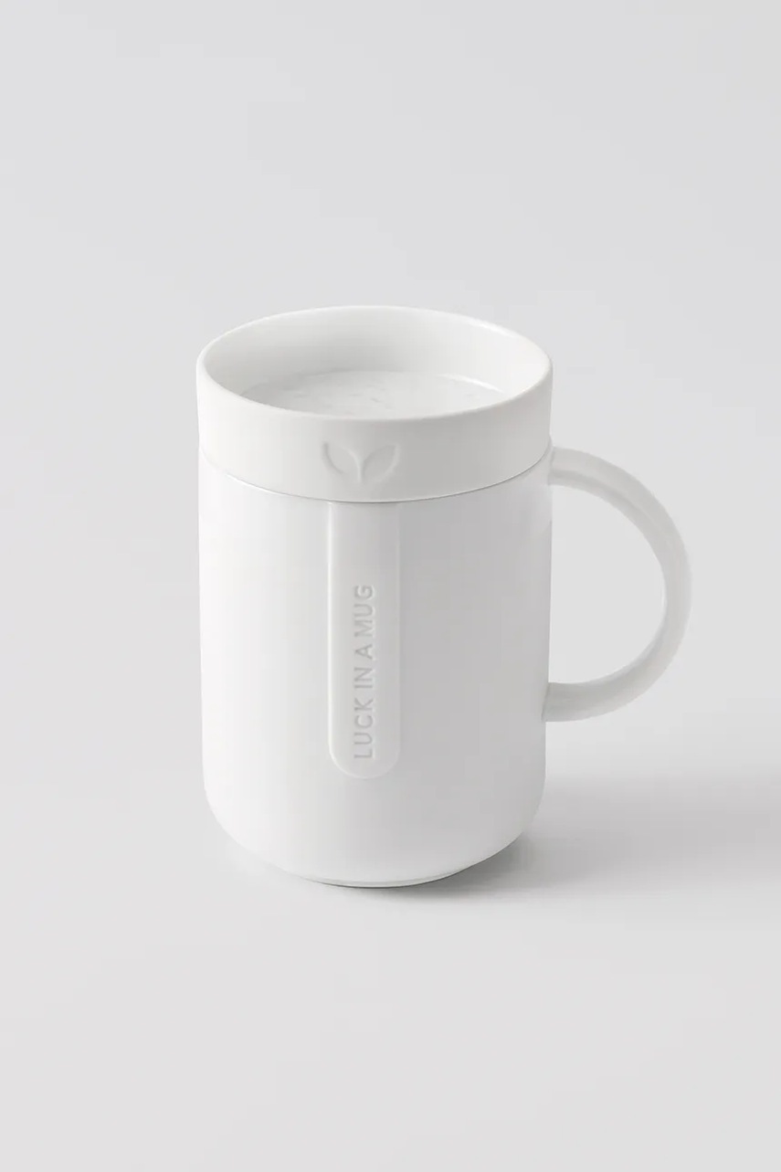 Levně Šálek s víčkem Raeder Cosy Time 300 ml bílá barva