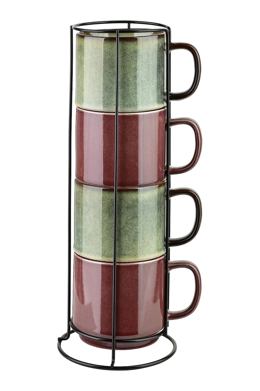 Affek Design set de căni cu suport Evie 400 ml