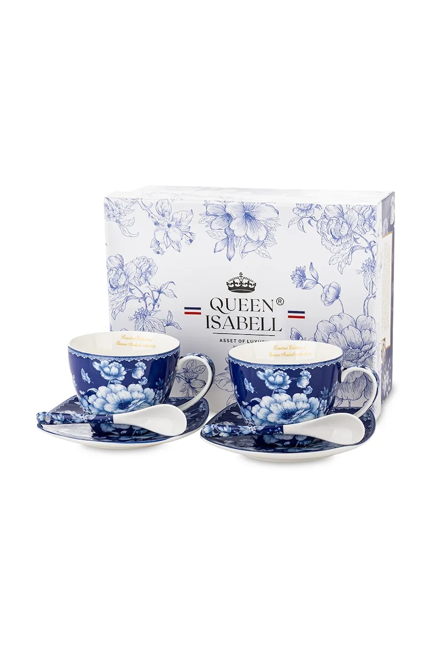 home & lifestyle set de cești și farfurioare pentru 2 persoane. 250 ml