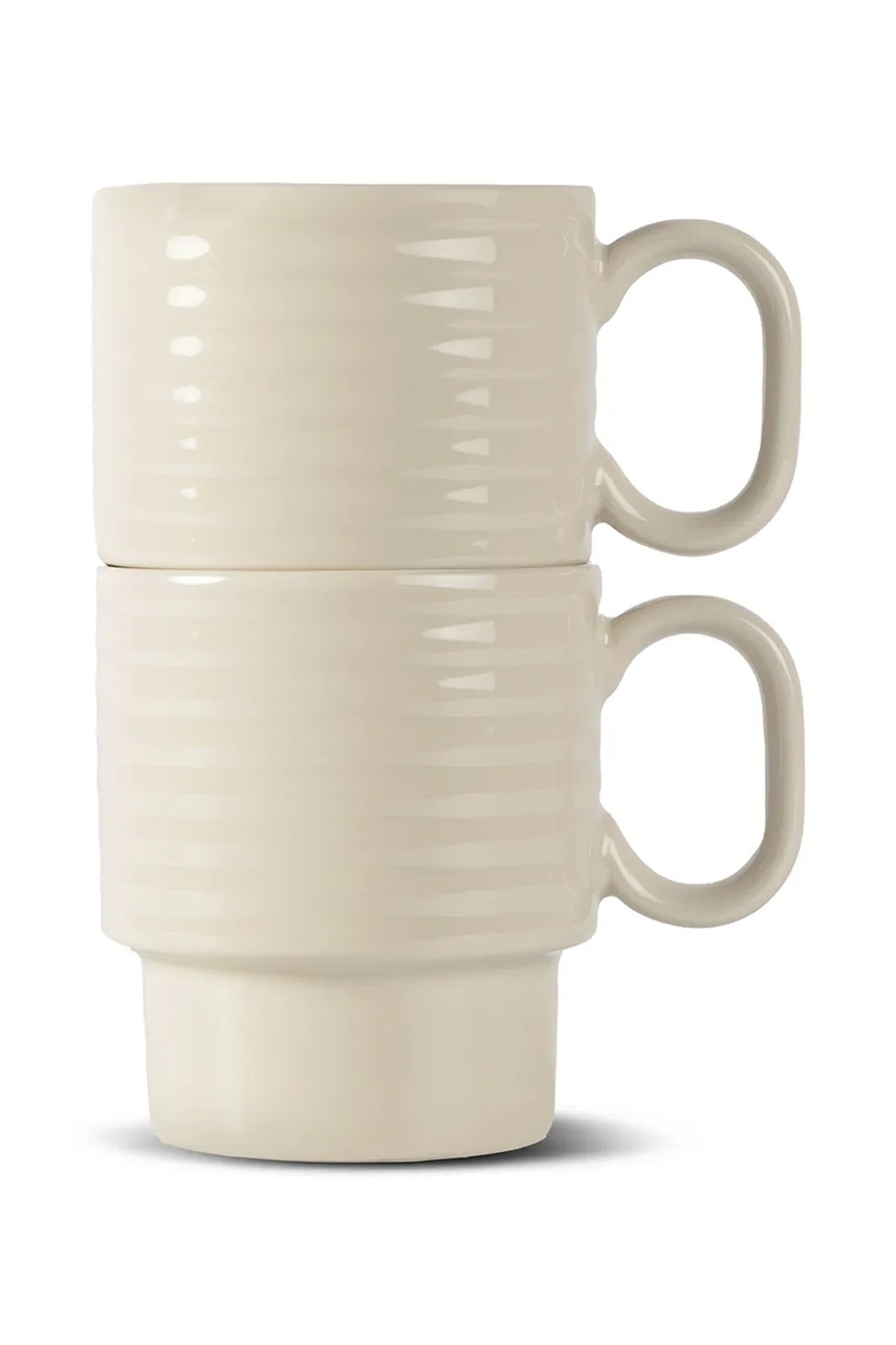 Sagaform σετ κούπες με κεραμικό 300 ml 5018571 μπεζ ONE SIZE
