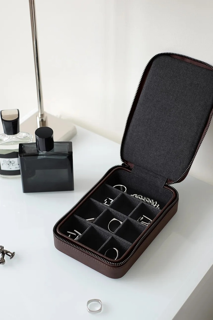 Θήκη ταξιδίου καρφιτσών Stackers χρώμα: καφέ φωτογραφία