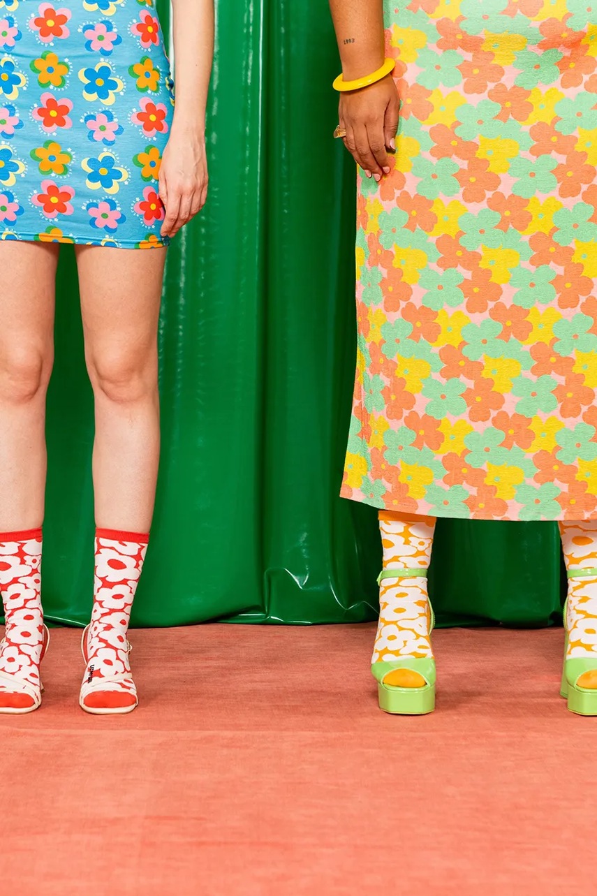 Κάλτσες Eat My Socks Flower Power χρώμα: πολύχρωμο φωτογραφία