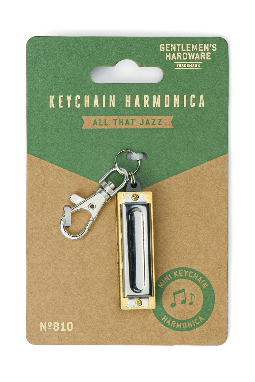 Gentlemen's Hardware breloc cu muzicuță Mini Harmonica Gentlemen's Hardware breloc cu muzicuță Mini Harmonica