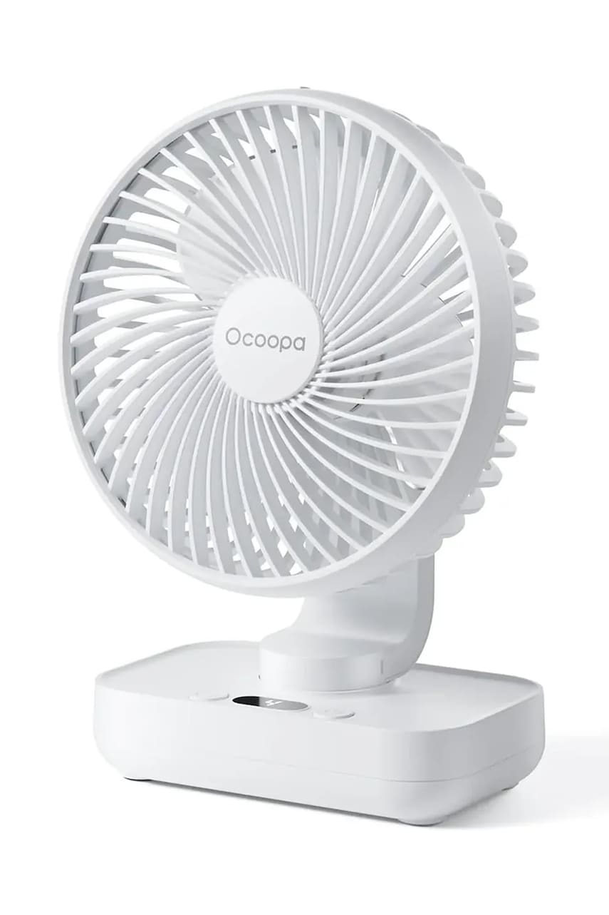 Levně Ventilátor Ocoopa D606Y bílá barva