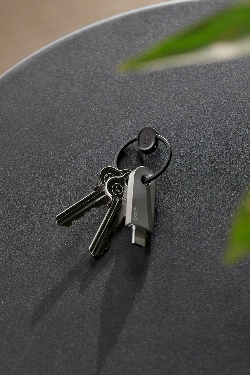 Μονάδα αποθήκευσης usb Orbitkey 64 GB 4,5 cm χρώμα: γκρι φωτογραφία