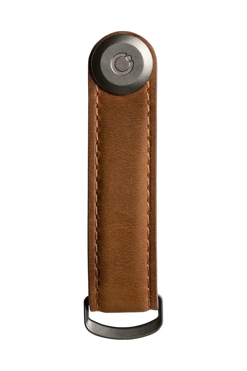 Orbitkey cutie de chei Crazy Horse 8,5 cm culoarea maro