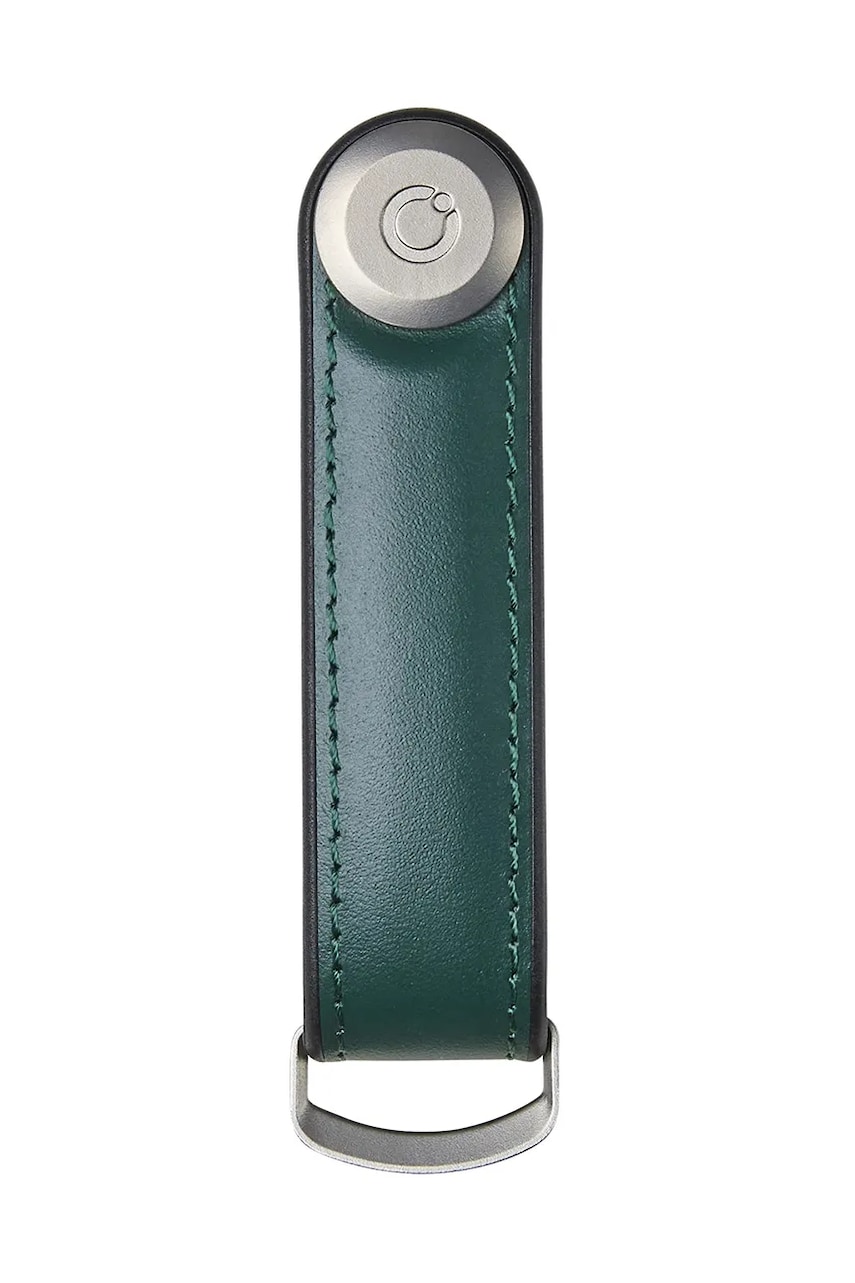 Levně Obal na klíče Orbitkey Hybrid Leather 8,5 cm zelená barva