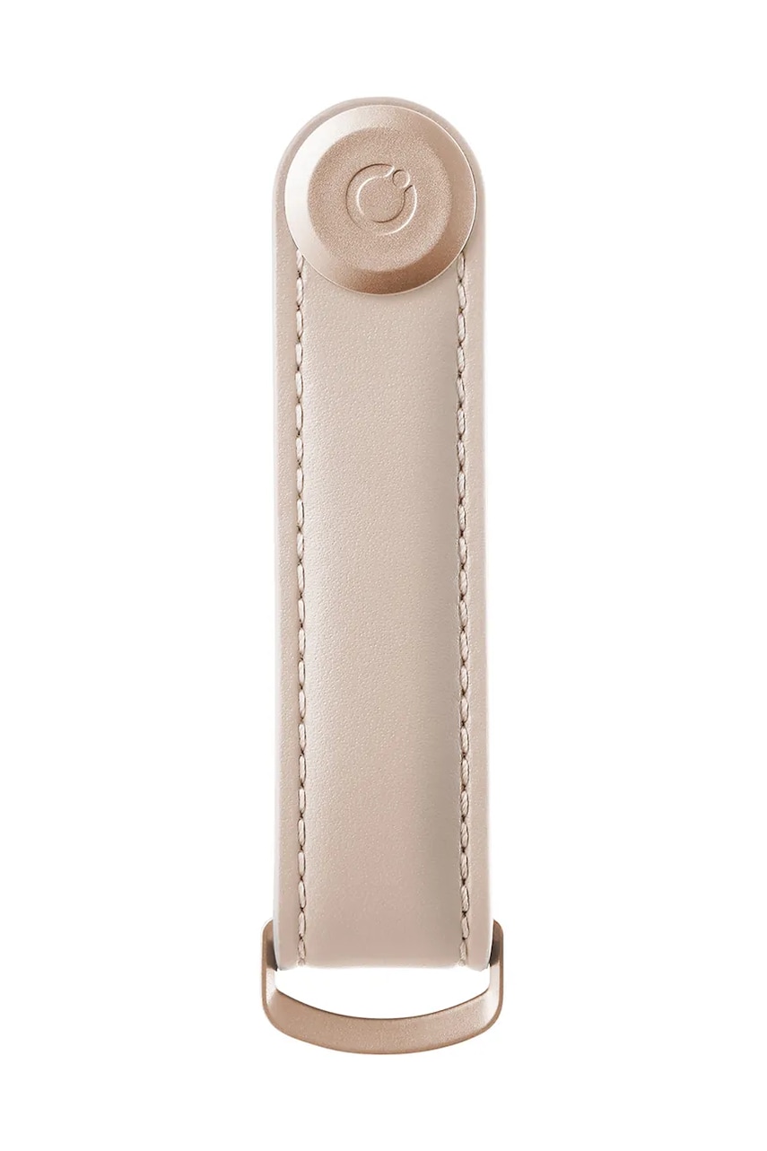 Levně Obal na klíče Orbitkey Leather Blus 8,5 cm béžová barva