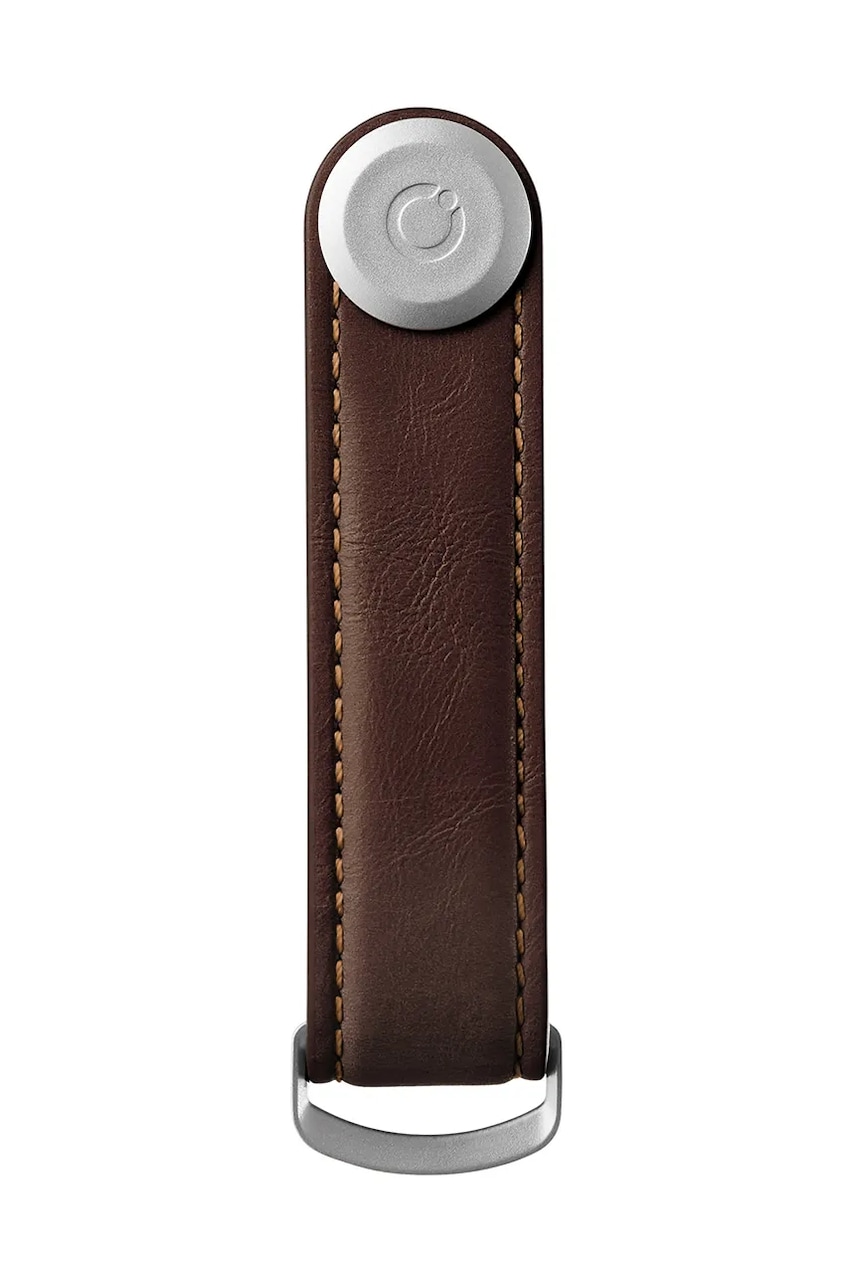 Levně Obal na klíče Orbitkey Leather Espresso 8,5 cm hnědá barva