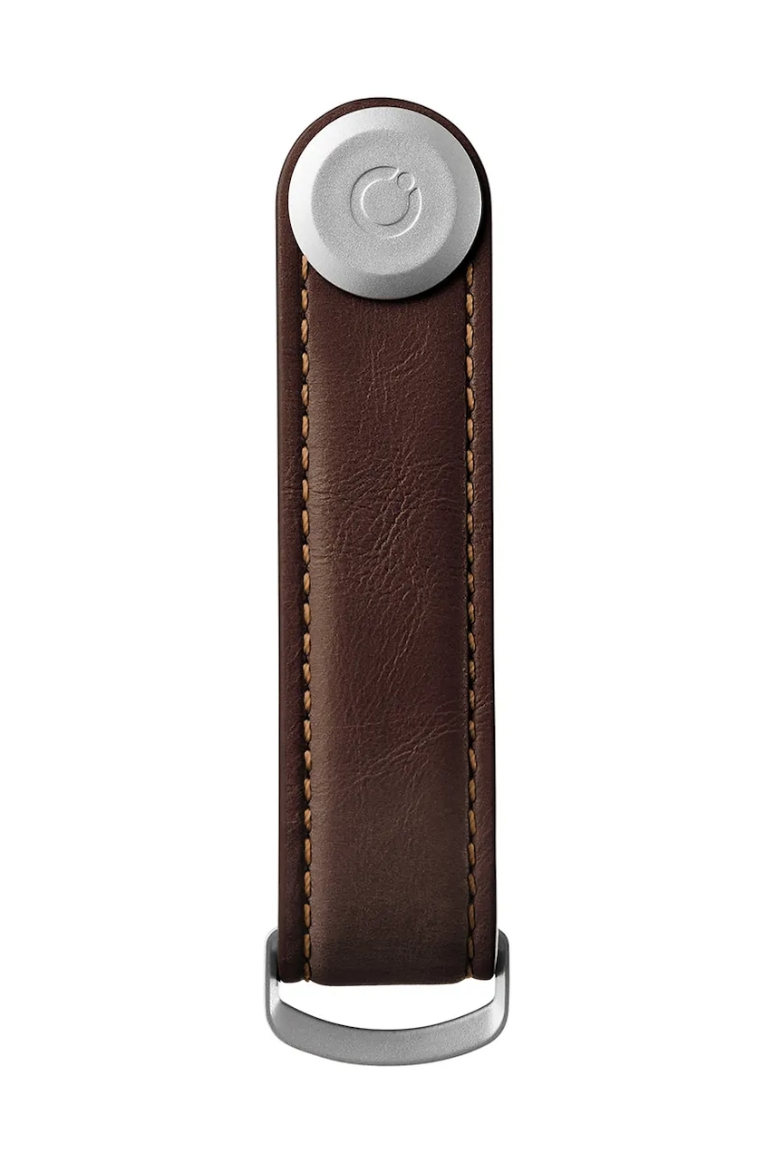Orbitkey husă cheie Leather Espresso 8,5 cm culoare maro