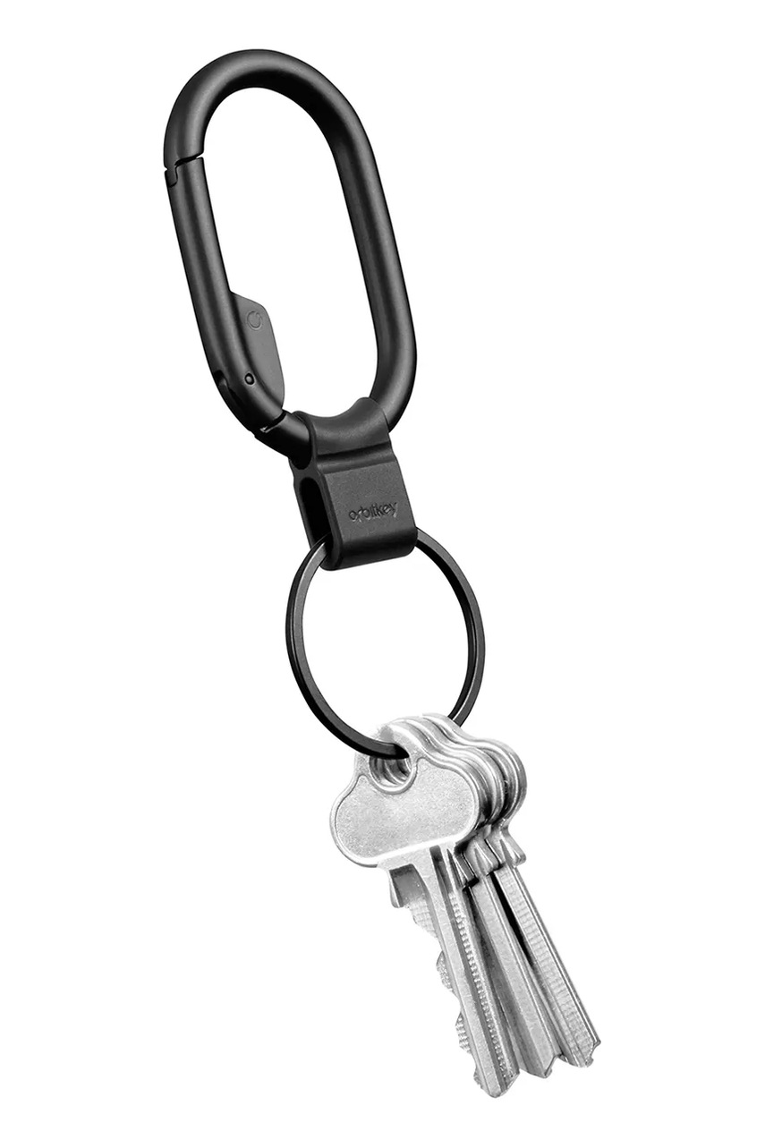 Μπρελόκ Orbitkey Clip Mini 9,5 cm χρώμα: μαύρο φωτογραφία