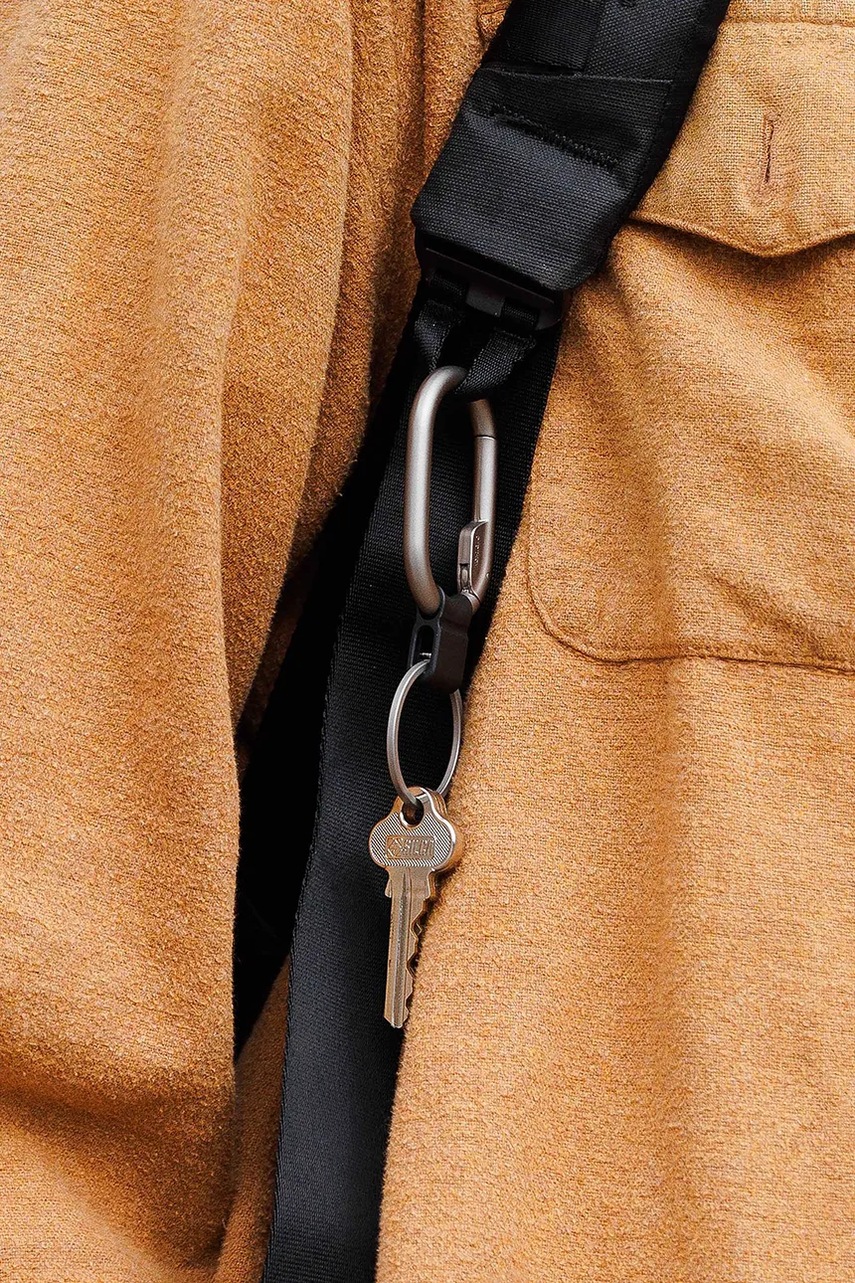 Μπρελόκ Orbitkey Clip Mini 9,5 cm χρώμα: γκρι φωτογραφία