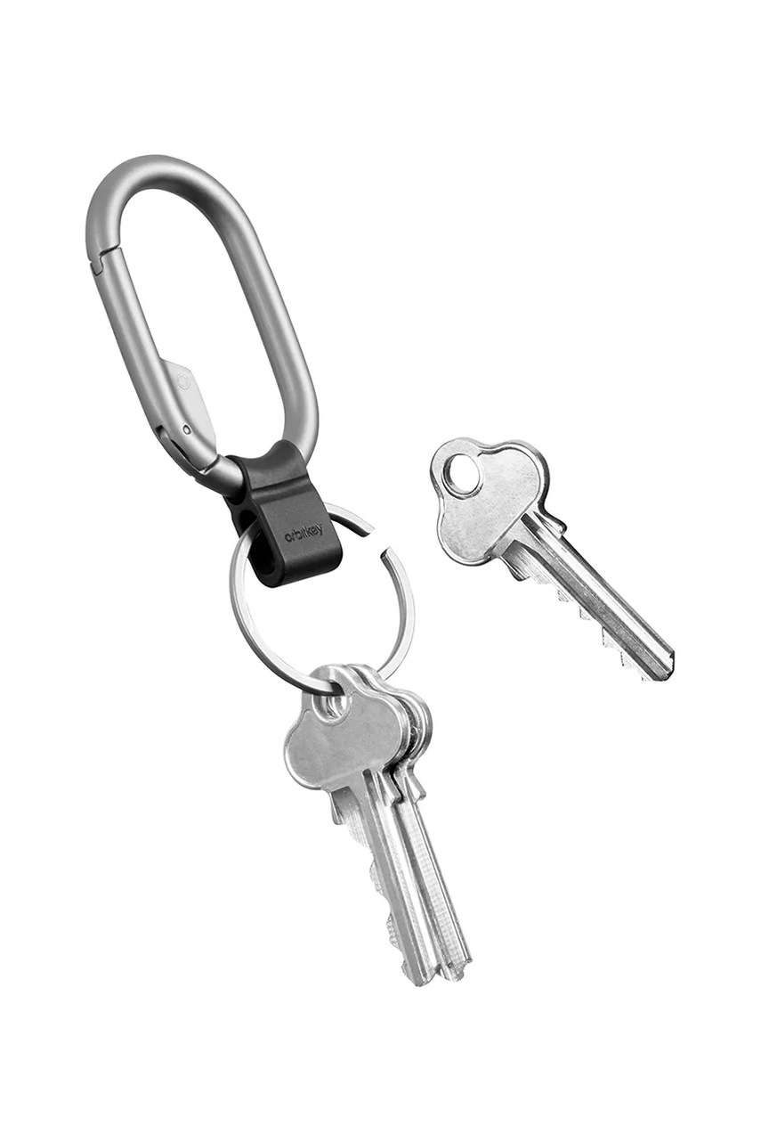Μπρελόκ Orbitkey Clip Mini 9,5 cm χρώμα: γκρι φωτογραφία