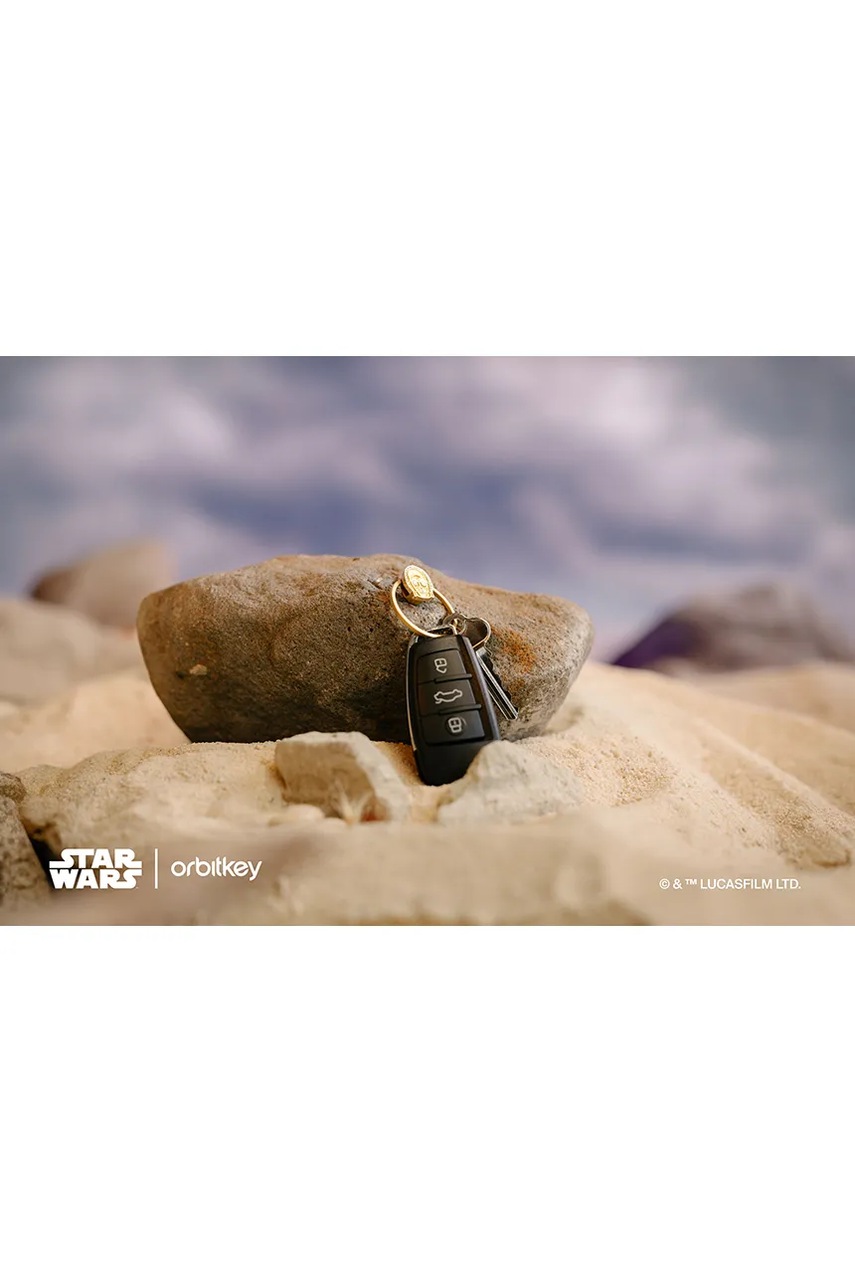 Μπρελόκ Orbitkey Ring v2 x Star Wars™ 3 cm χρώμα: κίτρινο φωτογραφία