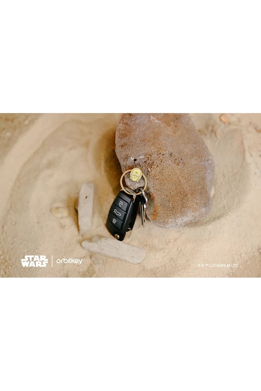 Μπρελόκ Orbitkey Ring v2 x Star Wars™ 3 cm χρώμα: κίτρινο φωτογραφία