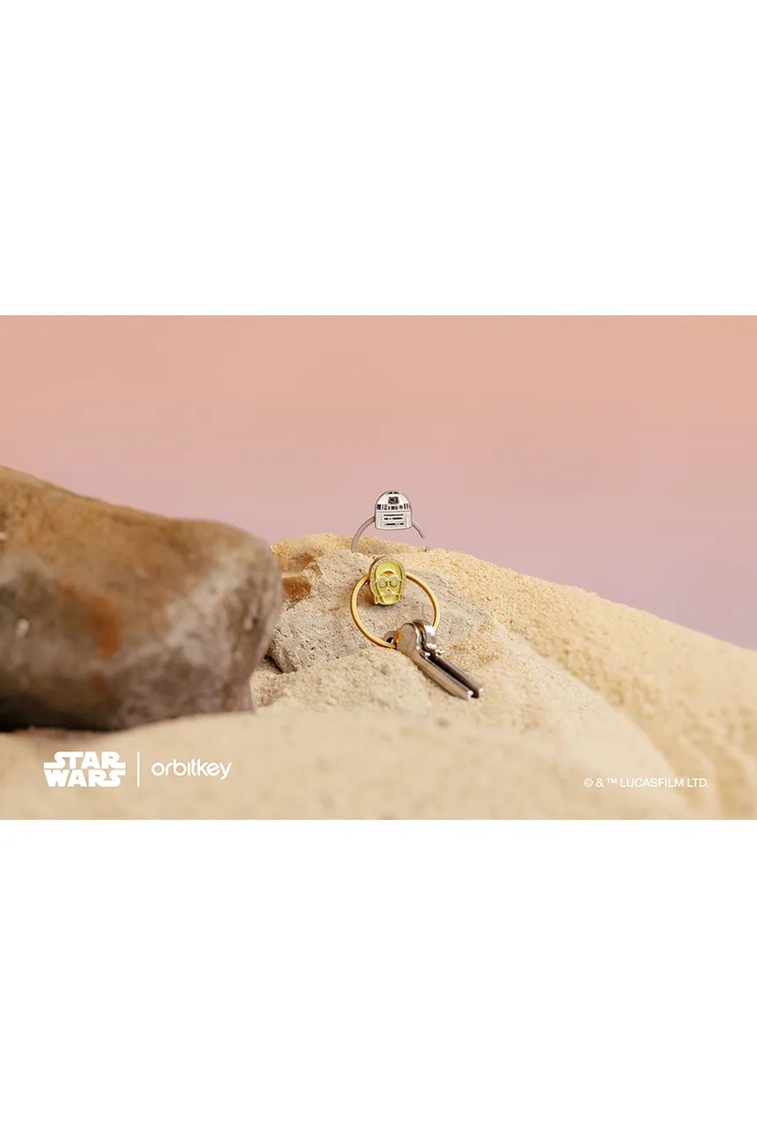 Μπρελόκ Orbitkey Ring v2 x Star Wars™ 3 cm χρώμα: κίτρινο φωτογραφία