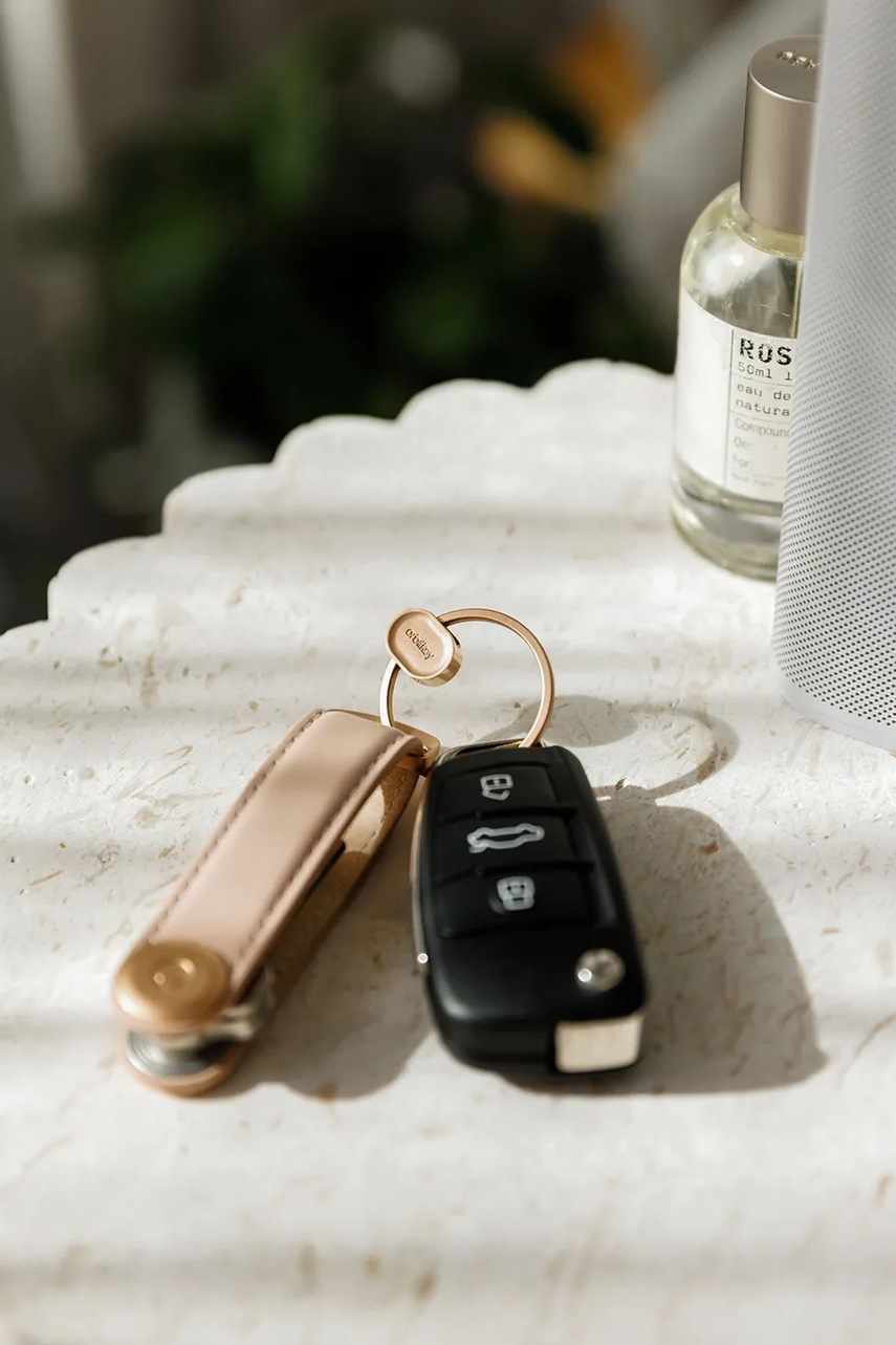 Μπρελόκ Orbitkey Ring v2 3,25 cm χρώμα: πορτοκαλί φωτογραφία