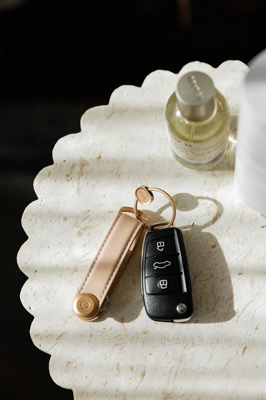 Μπρελόκ Orbitkey Ring v2 3,25 cm χρώμα: πορτοκαλί φωτογραφία