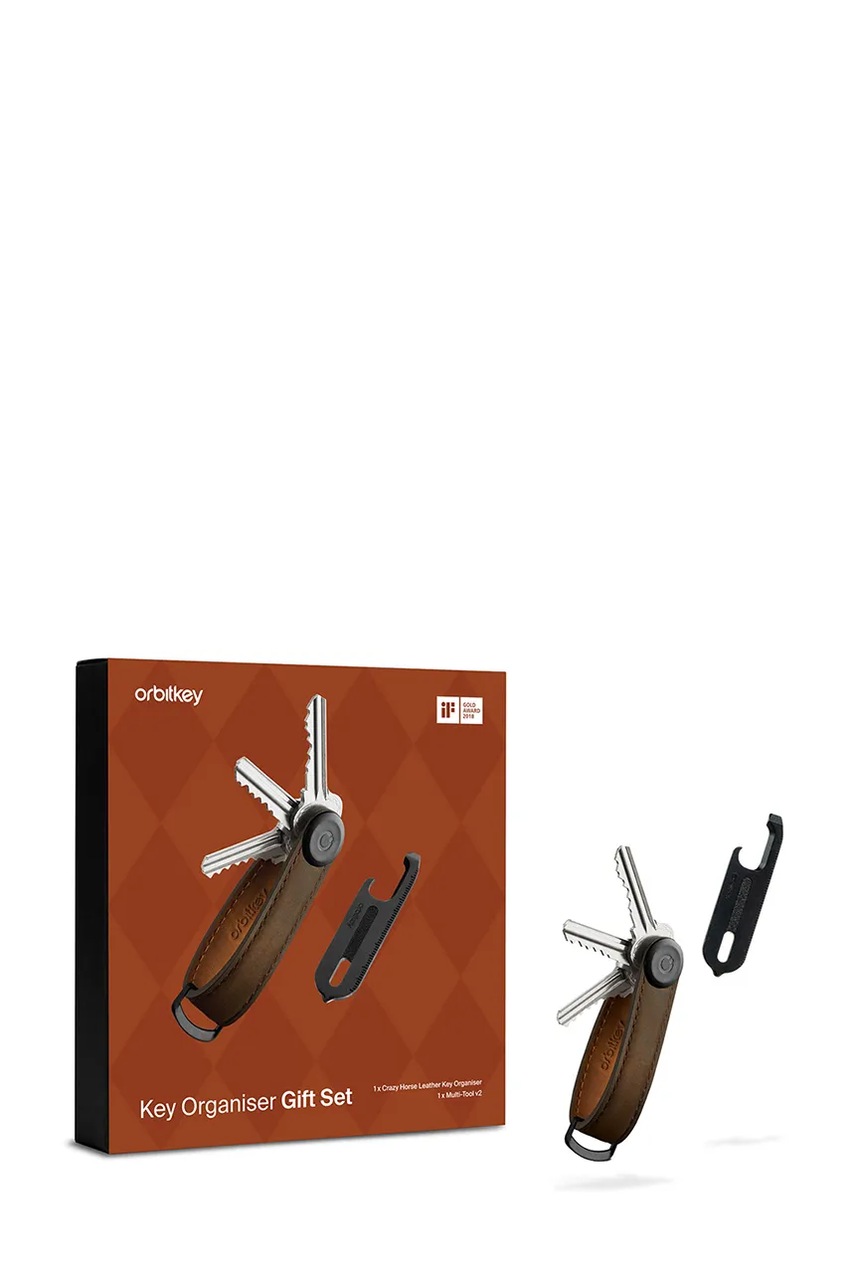 Σετ δώρου: μπρελόκ για κλειδιά και πολυεργαλείο Orbitkey Crazy Horse φωτογραφία