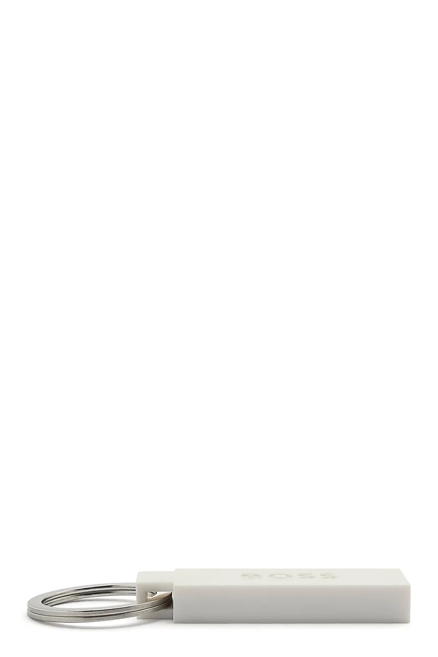 Μπρελόκ BOSS Edge Iconic White χρώμα: άσπρο φωτογραφία