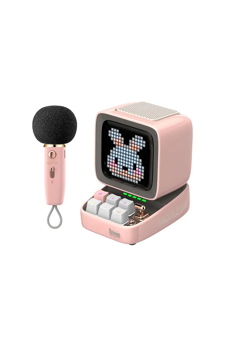 Divoom difuzor wireless și microfon Ditoo-5M culoarea roz