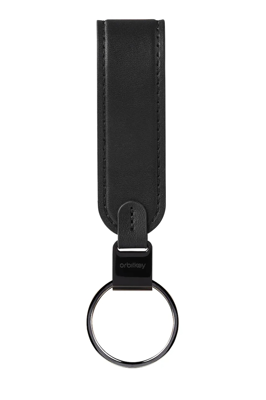 Orbitkey breloc de piele culoarea negru Orbitkey breloc de piele culoarea negru