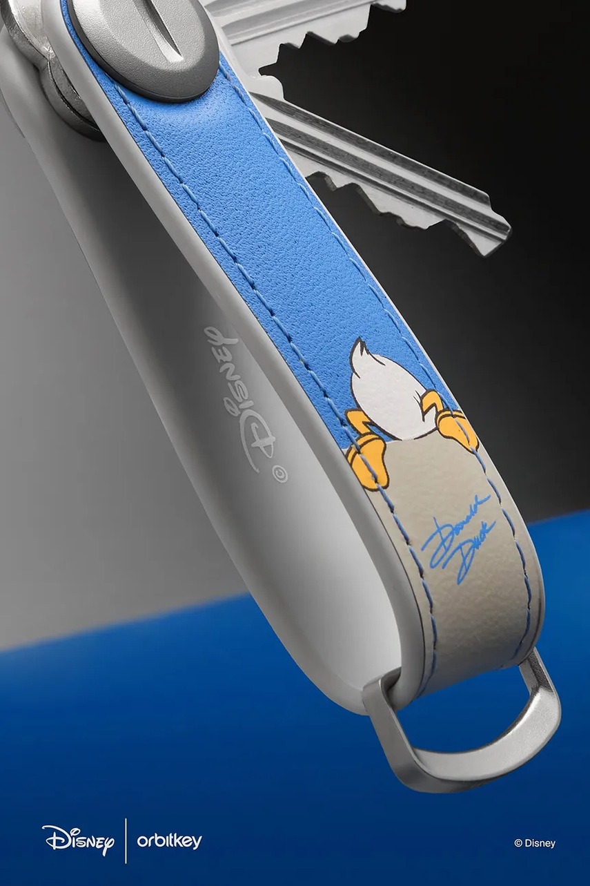 Orbitkey κλειδοθήκη από φυσικό δέρμα Donald Duck φωτογραφία