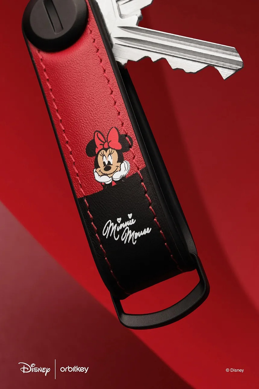 Δερμάτινη θήκη για κλειδιά Orbitkey Hybrid x Disney™ 8,6 x 2,2 cm φωτογραφία