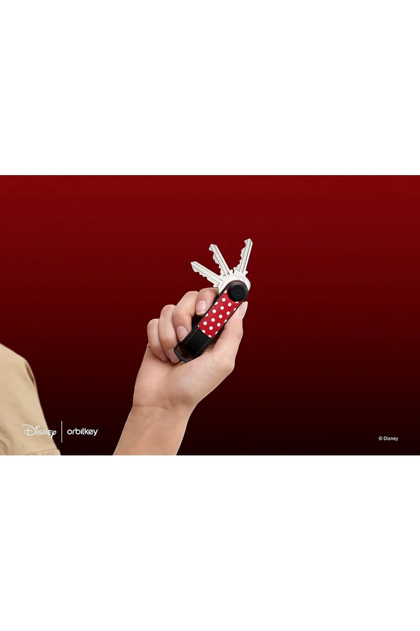 Δερμάτινη θήκη για κλειδιά Orbitkey Hybrid x Disney™ 8,6 x 2,2 cm φωτογραφία