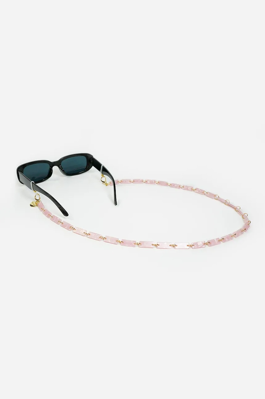 LaCoqueFrançaise αλυσίδα για γυαλιά 72 cm LE324714 ροζ ONE SIZE